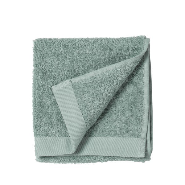 Зелена хавлиена кърпа от памук Лист, 60 x 40 cm Comfort Organic - Södahl-image-2
