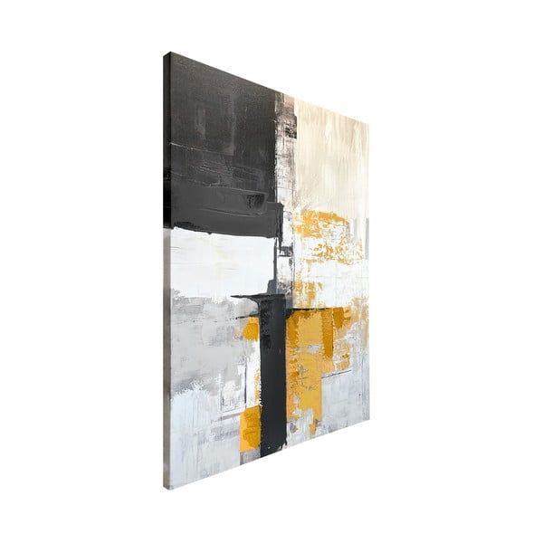 Картина с ръчно изрисувани елементи 70x100 cm Jade – Styler-image-3