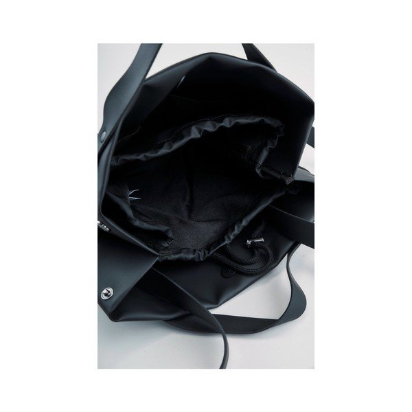 Черна висока водоустойчива чанта за смяна - Rains-image-1