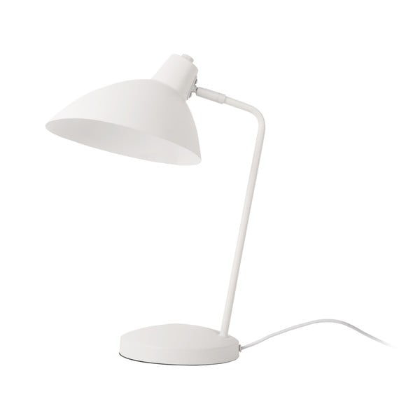 Бяла настолна лампа с метален абажур (височина 49 cm) Casque – Leitmotiv