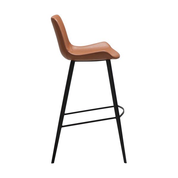 Бар стол в цвят кафяв коняк (височина на седалката 74,5 cm) Hype – DAN-FORM Denmark-image-2