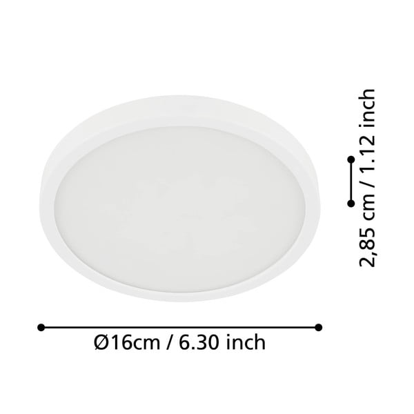 Бяло LED осветително тяло за таван FUEVA 5 – EGLO-image-2