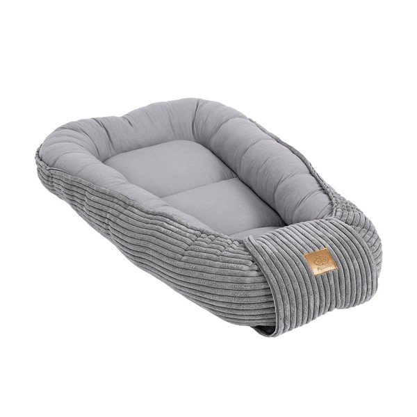Сиво гнездо за бебе 55x83 cm – Meowbaby
