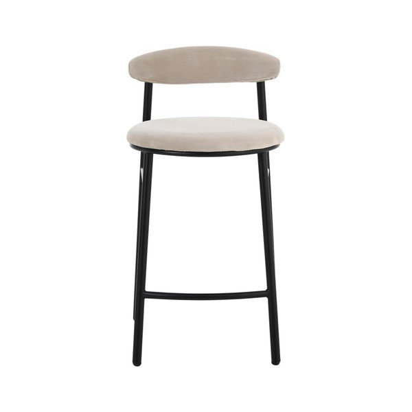 Бежов метален бар стол (височина на седалката 66 cm) Doggi – Ellos Home-image-4