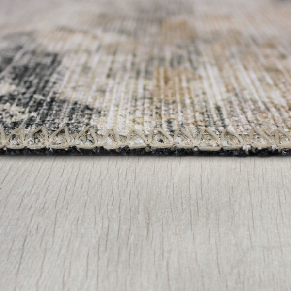 Сиво-бежов килим подходящ за пране 115x170 cm Lila Abstract – Flair Rugs-image-4