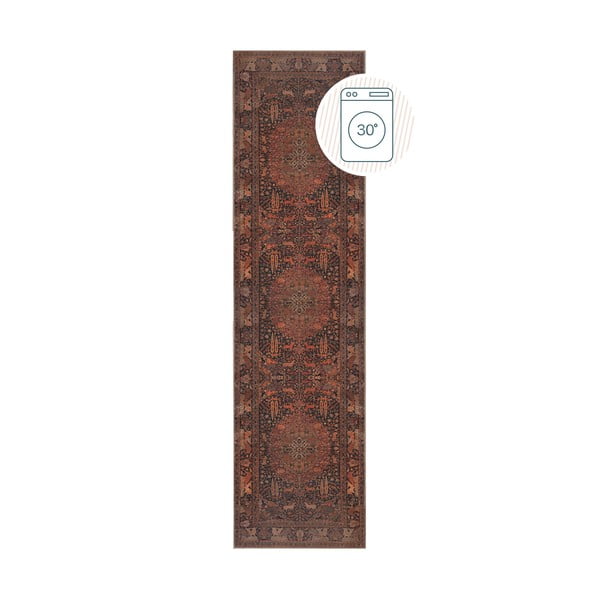 Бордо пътека подходяща за пране 60x230 cm Nico Global – Flair Rugs