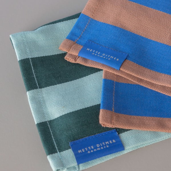 Текстилни салфетки в комплект 2 бр. Stripes – Mette Ditmer Denmark-image-2
