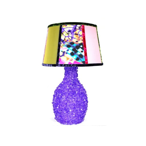 Stolní lampa Crystal Green Violet