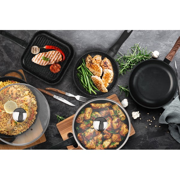 Тиган с незалепващо покритие Pfluon Granit , ⌀ 28 cm Grande - Orion-image-1