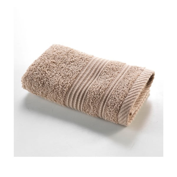 Светлокафява памучна кърпа от тери 30x50 cm Tendresse – douceur d'intérieur