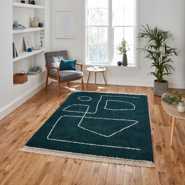Изумруденозелен килим , 160 x 220 cm Boho - Think Rugs-image-1