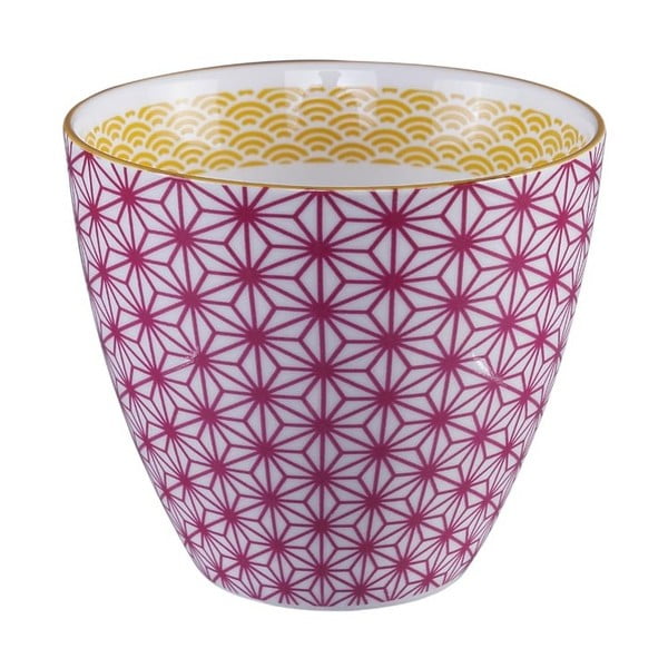 Розово-бяла чаша за чай Star/Wave, 350 ml - Tokyo Design Studio