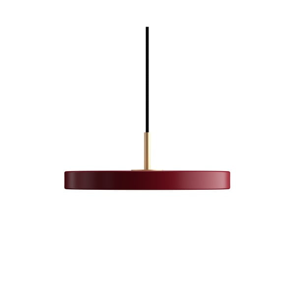 Червено LED висящо осветително тяло с метален абажур ø 31 cm Asteria Mini – UMAGE-image-3