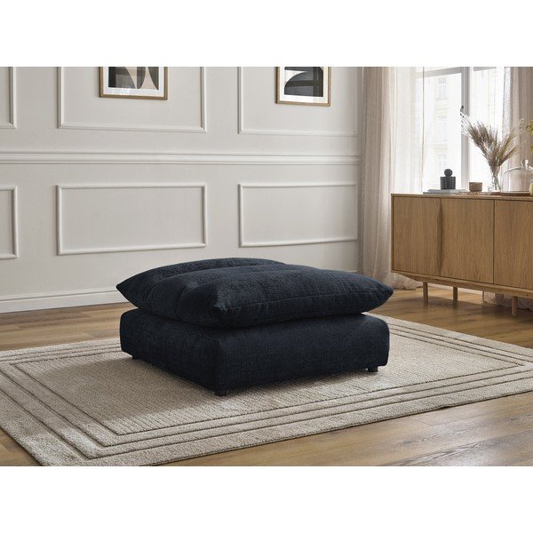 Тъмносиня шенилова табуретка Neil – Bobochic Paris-image-1