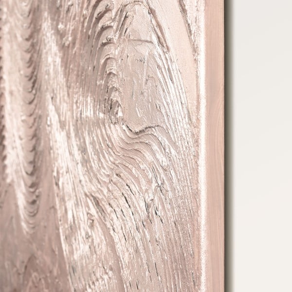 Ръчно рисувана картина 88x118 cm Metallic Rose – Malerifabrikken-image-3