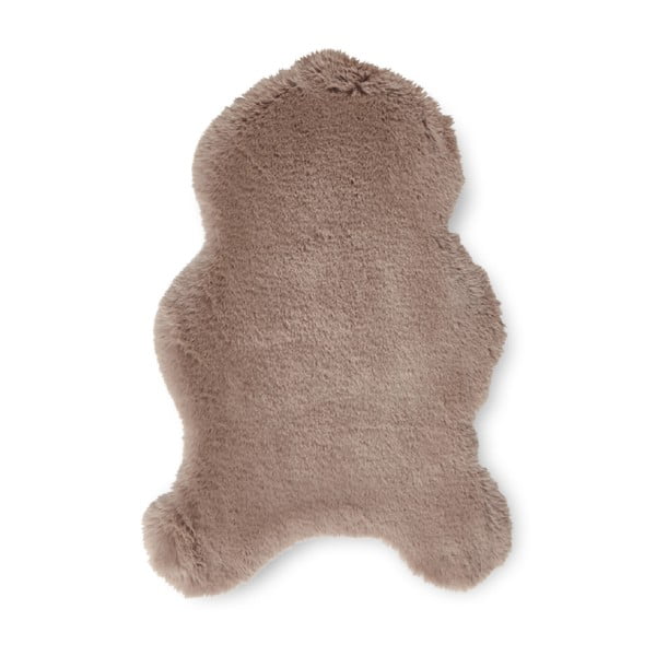 Светлокафява синтетична кожа 60x90 cm Super Teddy – Think Rugs