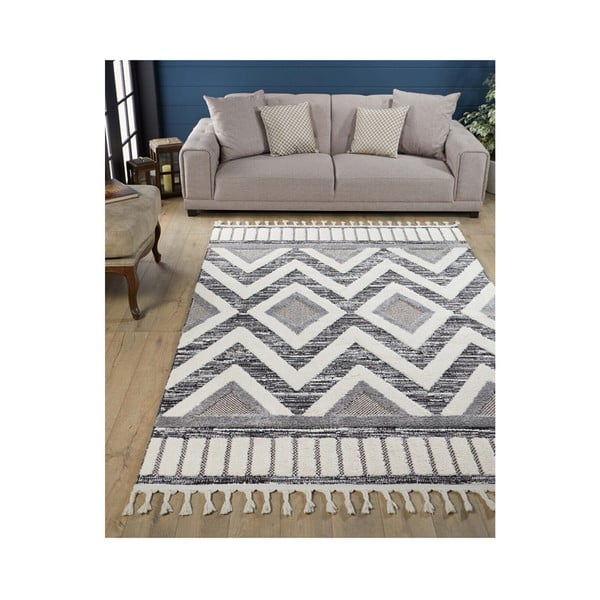 Сив килим 230x160 cm Shaggy - Mila Home-image-1