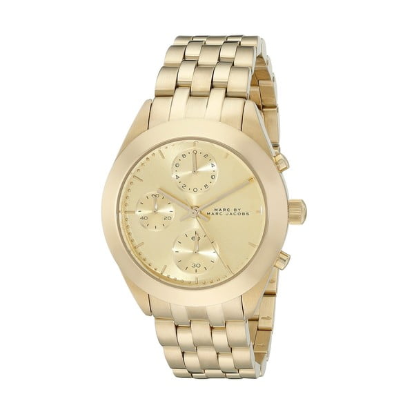 Дамски часовник със златен циферблат - Marc Jacobs