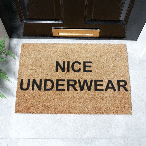 Изтривалка от кокосови влакна 40x60 cm Nice Underwear – Artsy Doormats-image-2
