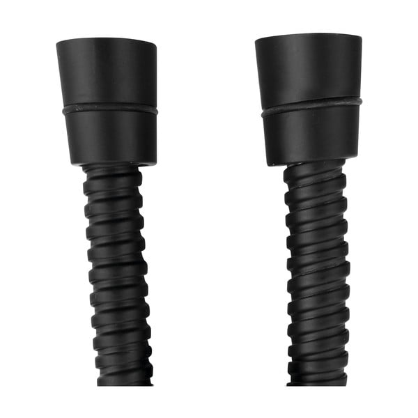 Матово черен душ маркуч от неръждаема стомана Powerflex – Sapho-image-1