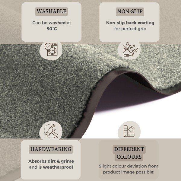 Изтривалка 60x90 cm Wash and Clean – Hanse Home-image-1