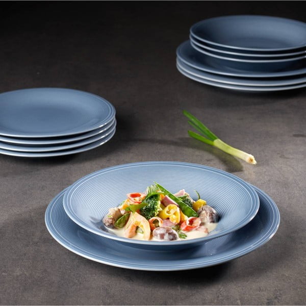 Десертна чиния от син порцелан Villeroy & Boch , ø 21,5 cm Like Color Loop - like | Villeroy & Boch-image-1