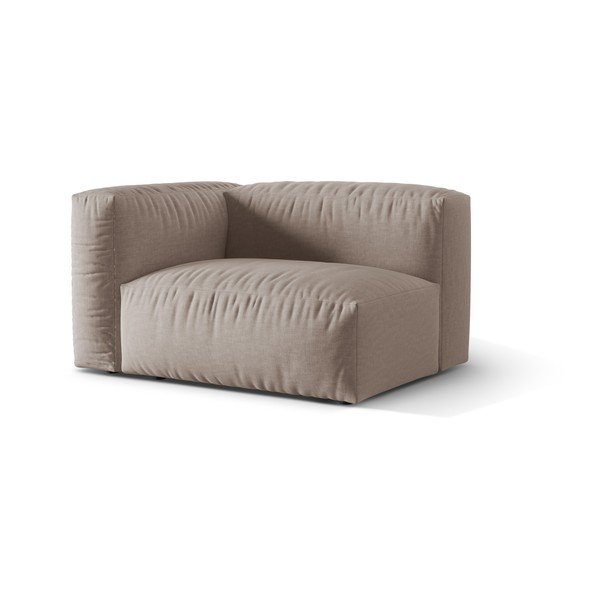 Бежов модул за диван (ляв ъгъл) Martina – Micadoni Home-image-1