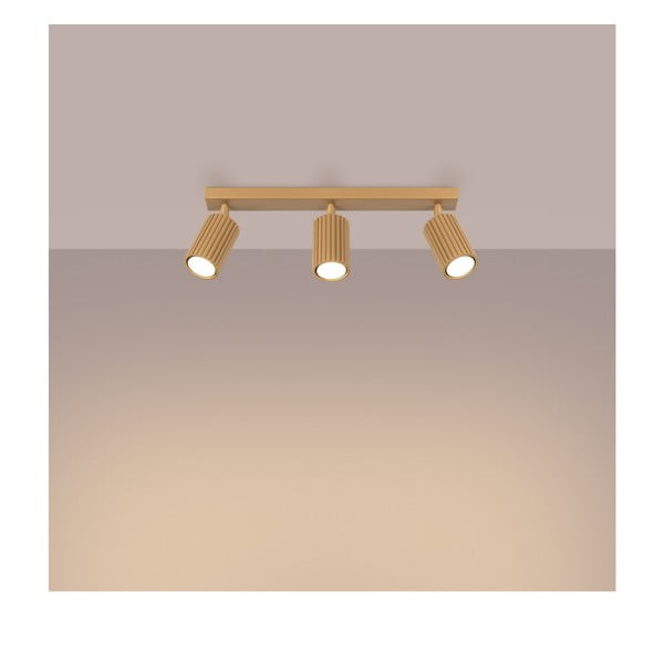 Прожектор в златист цвят 6,5x45 cm Gleam – Sollux-image-2