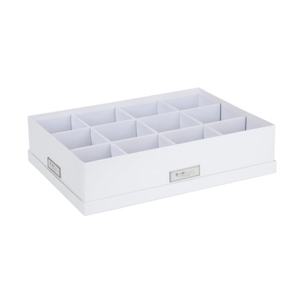 Бяла кутия за съхранение с 12 отделения , 31 x 43 cm Jakob - Bigso Box of Sweden