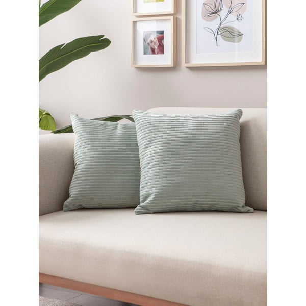 Калъфки за възглавници от рипсено кадифе в комплект от 2 бр. 43x43 cm – Mioli Decor-image-1