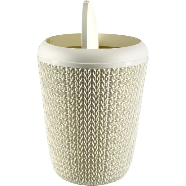 Бяло кошче за отпадъци за баня , 7 л Knit - Curver-image-3