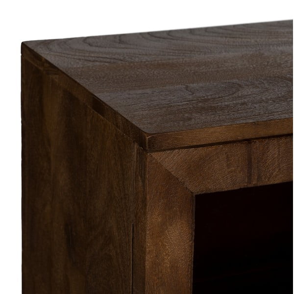 Кафява витрина от масивно манго 180x87x35 cm Ravi – Ixia-image-3