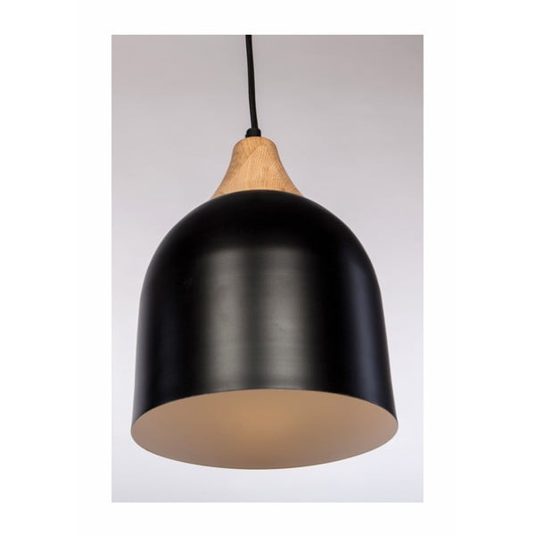 Висяща лампа от черен дъб и стомана Bettty - Nørdifra