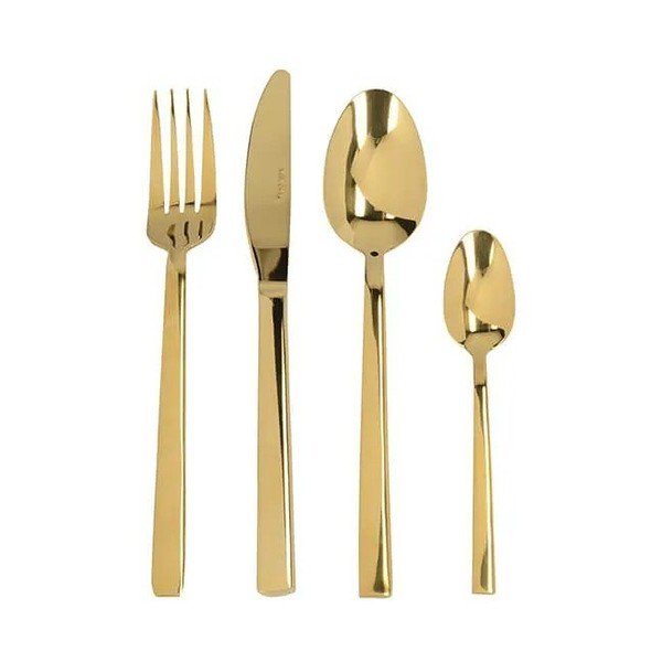 Прибори за хранене 16 бр. от неръждаема стомана в златист цвят Diseno – Mikasa