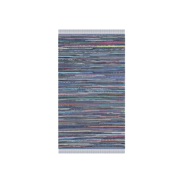 Modrý koberec Safavieh Elena, 68 x 182 cm