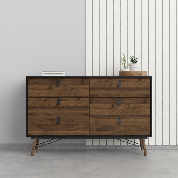 Тъмнокафяв скрин , 150 x 95 cm Ry - Tvilum-image-1