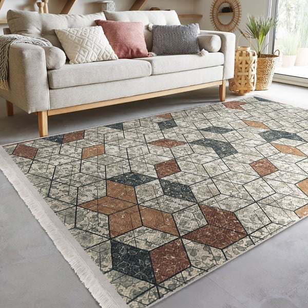 Сив килим 80x200 cm - Mila Home-image-2