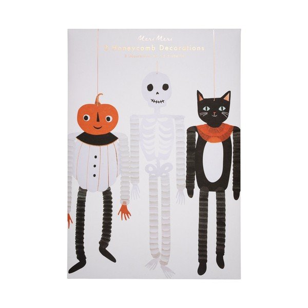 Декорации за Хелоуин в комплект от 3 Halloween - Meri Meri-image-2