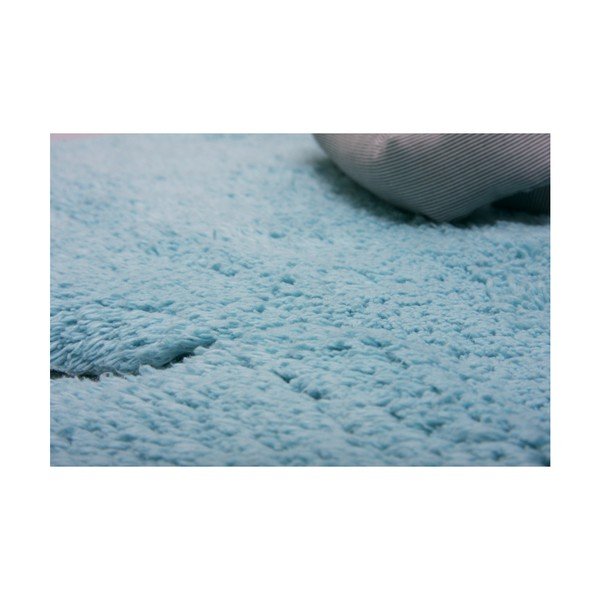 Детски син килим ръчна изработка , 80 x 100 cm Little Teddy - Nattiot-image-1