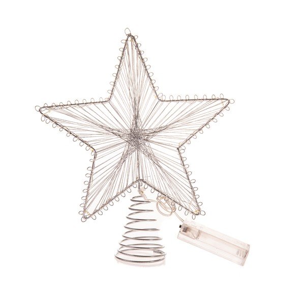 Светлинна декорация на батерии в сребрист цвят Startop – Dakls