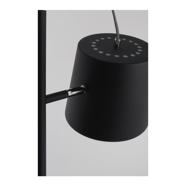 Черна подова лампа с глава на катарама - Zuiver-image-4