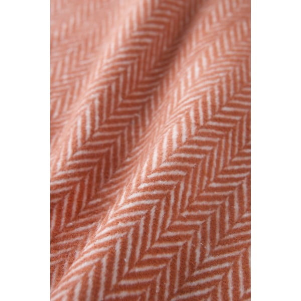 Одеяло в цвят теракота със съдържание на памук , 140 x 180 cm Skyline - Euromant-image-3