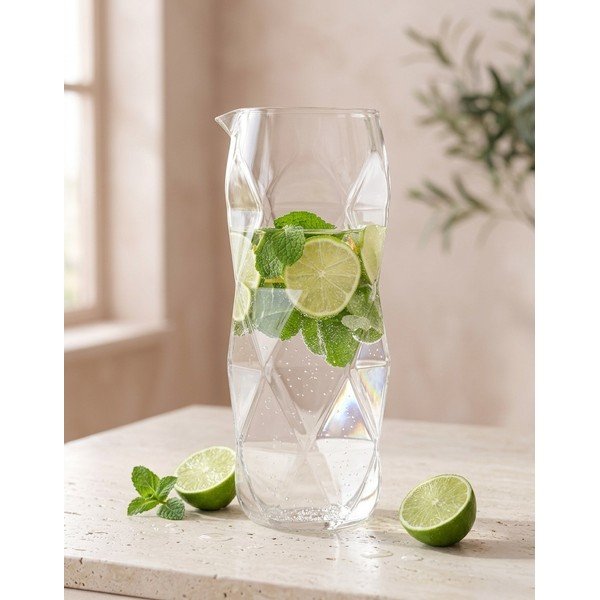 Стъклена гарафа 1 l Geo – Vialli Design-image-1