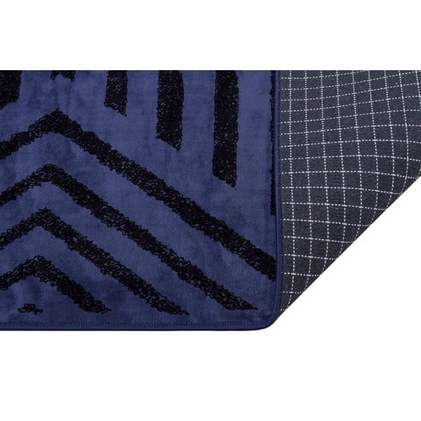 Син миещ се килим 200x100 cm - Vitaus-image-2