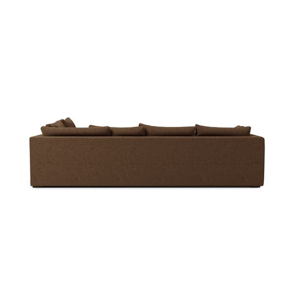Кафяв ъглов диван (десен ъгъл) Comfy - Scandic-image-2