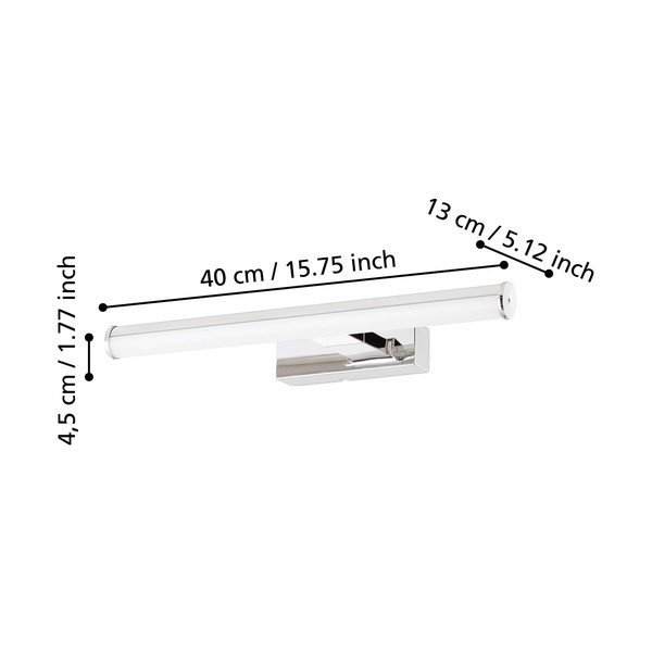 LED стенна лампа в сребрист цвят VADUMI – EGLO-image-2