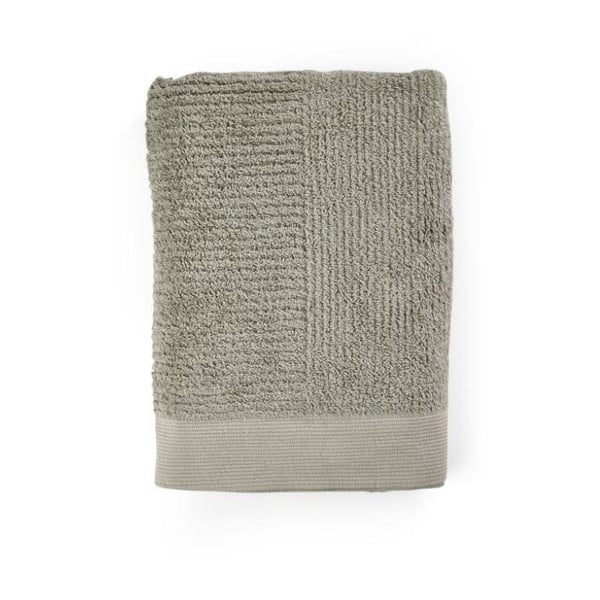 Зелено-сива памучна кърпа 140x70 cm Classic - Zone