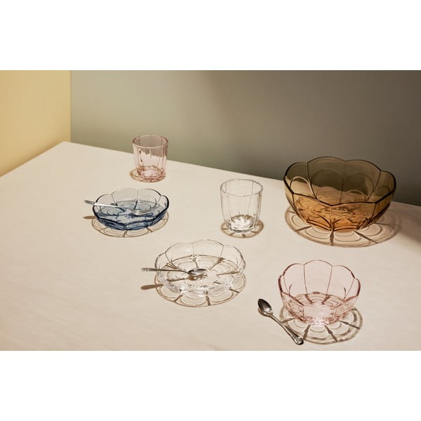 Светлосини десертни стъклени чинии в комплект от 2 бр. ø 16 см Lily - Holmegaard-image-2