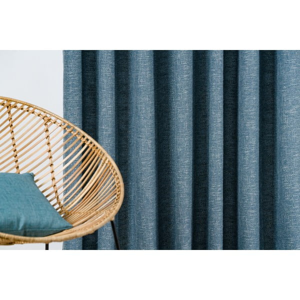 Синя завеса 140x245 cm Riva - Mendola Fabrics-image-1