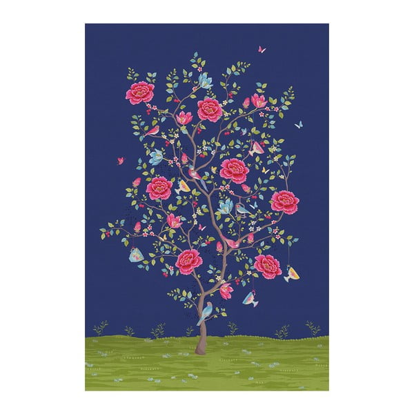 Tapeta Pip Studio Morning Glory, 186x280 cm, tmavě modrá-image-1